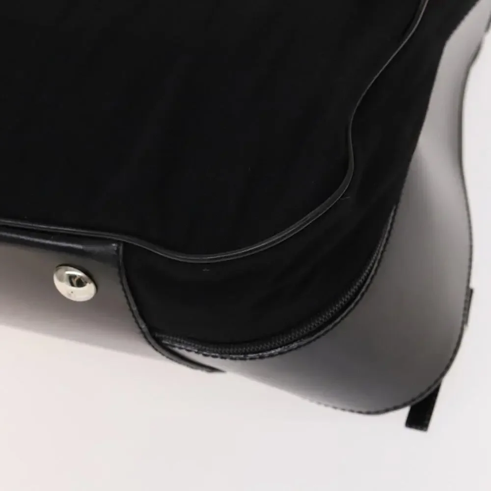 GUCCI Boston Bag Cotton Black Silver 010 1553 010 1553